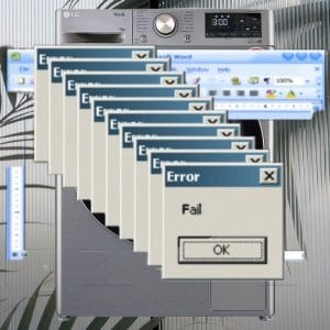 ارور لباسشویی ال جی