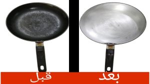  روش کندن تفلون قابلمه مرحله‌به‌مرحله